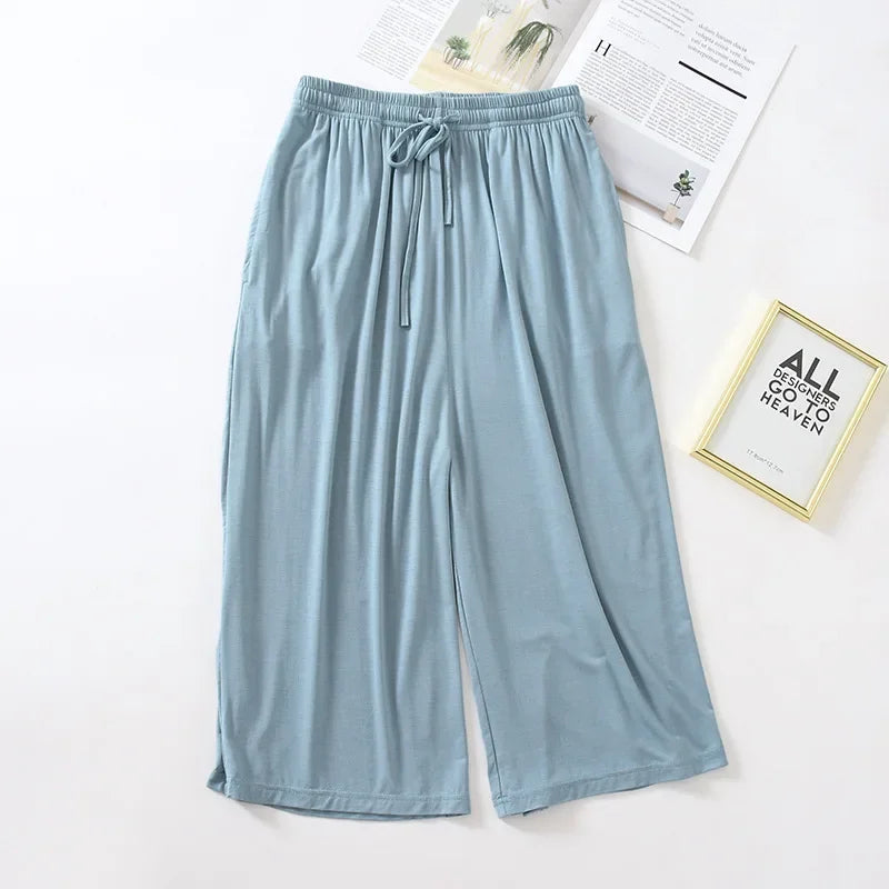 Pantalon à Taille élastique, léger et ample - Femme