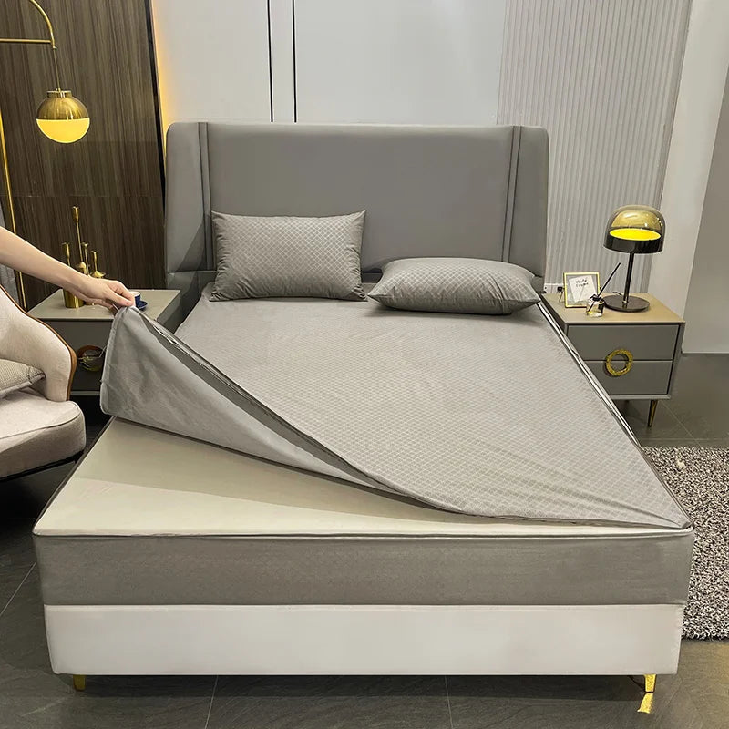 Housse Protège-Matelas Imperméable à Zip