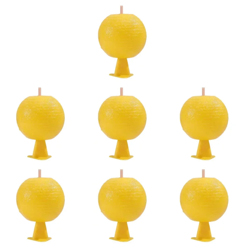 Lot de 6 Sphères Collantes Piège à Mouches