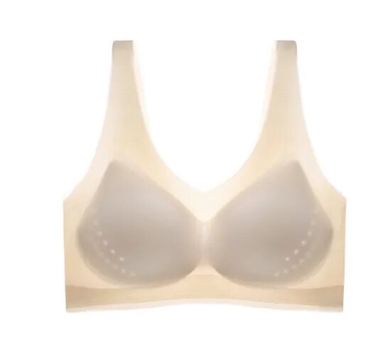 Brassière en Soie Glacée sans couture & 100% respirante