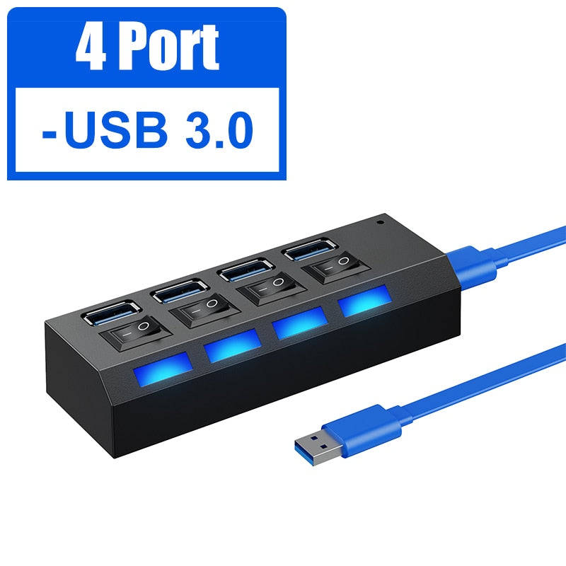 Hub multi USB haut débit 3.0