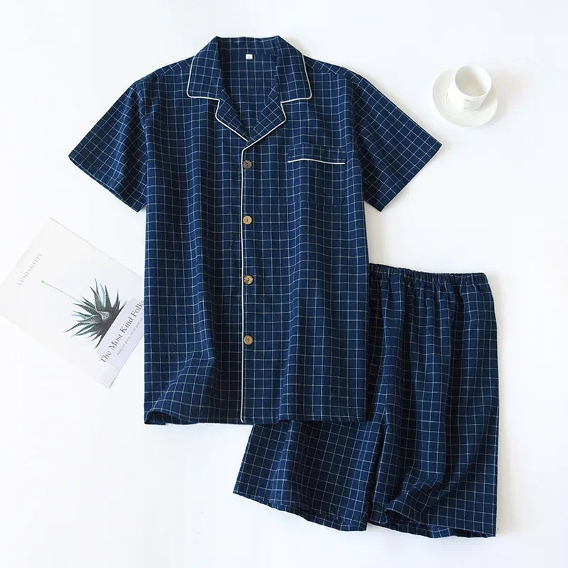 Pyjama d'Été Homme - 100% Coton
