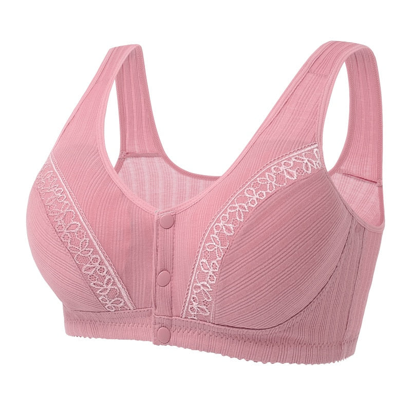 Soutien-gorge en Coton - Fermeture pression avant