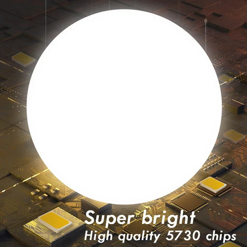 Ampoule LED Puissante Blanche E27 à Détecteur de Mouvement - 20W 30W 40W 50W 60W et 100W