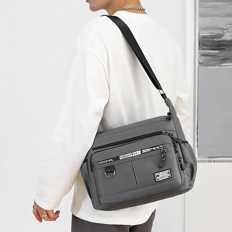 Sac Bandoulière Homme Grande Capacité Multipoches