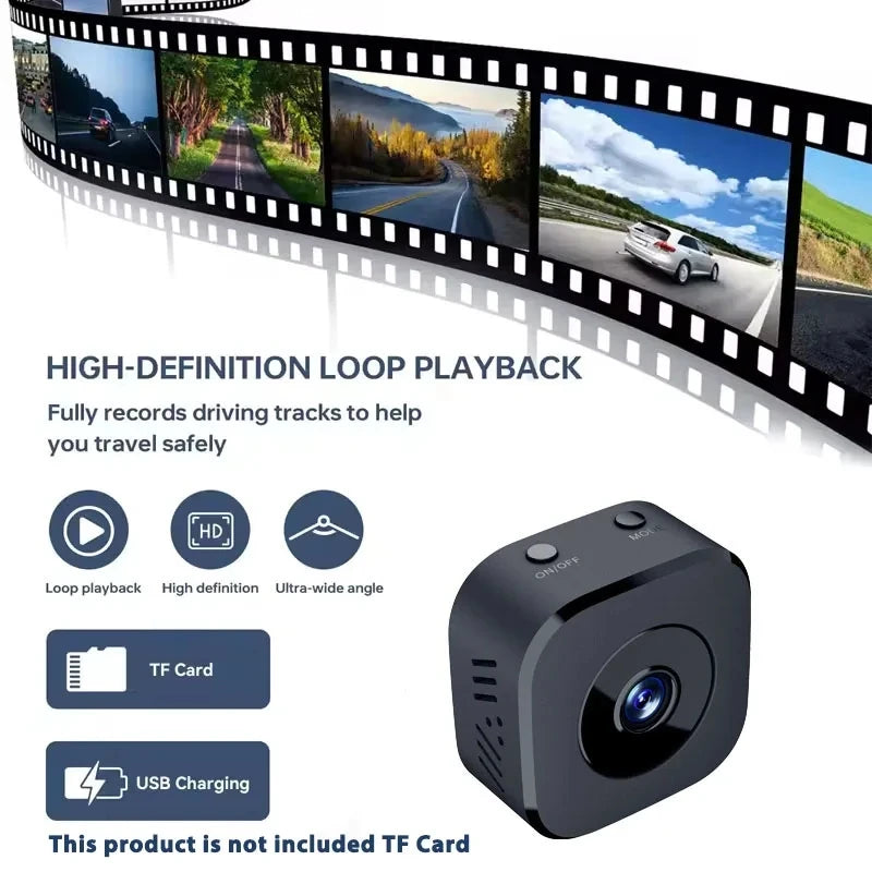 Mini Caméra Intelligente – Vision Nocturne & Détection