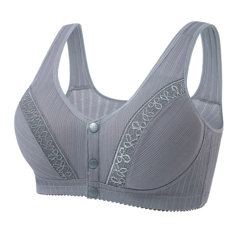 Soutien-gorge en Coton - Fermeture pression avant