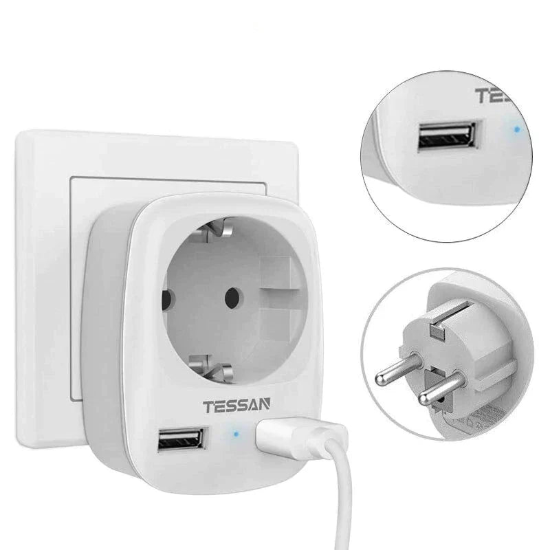 Extension prise murale USB